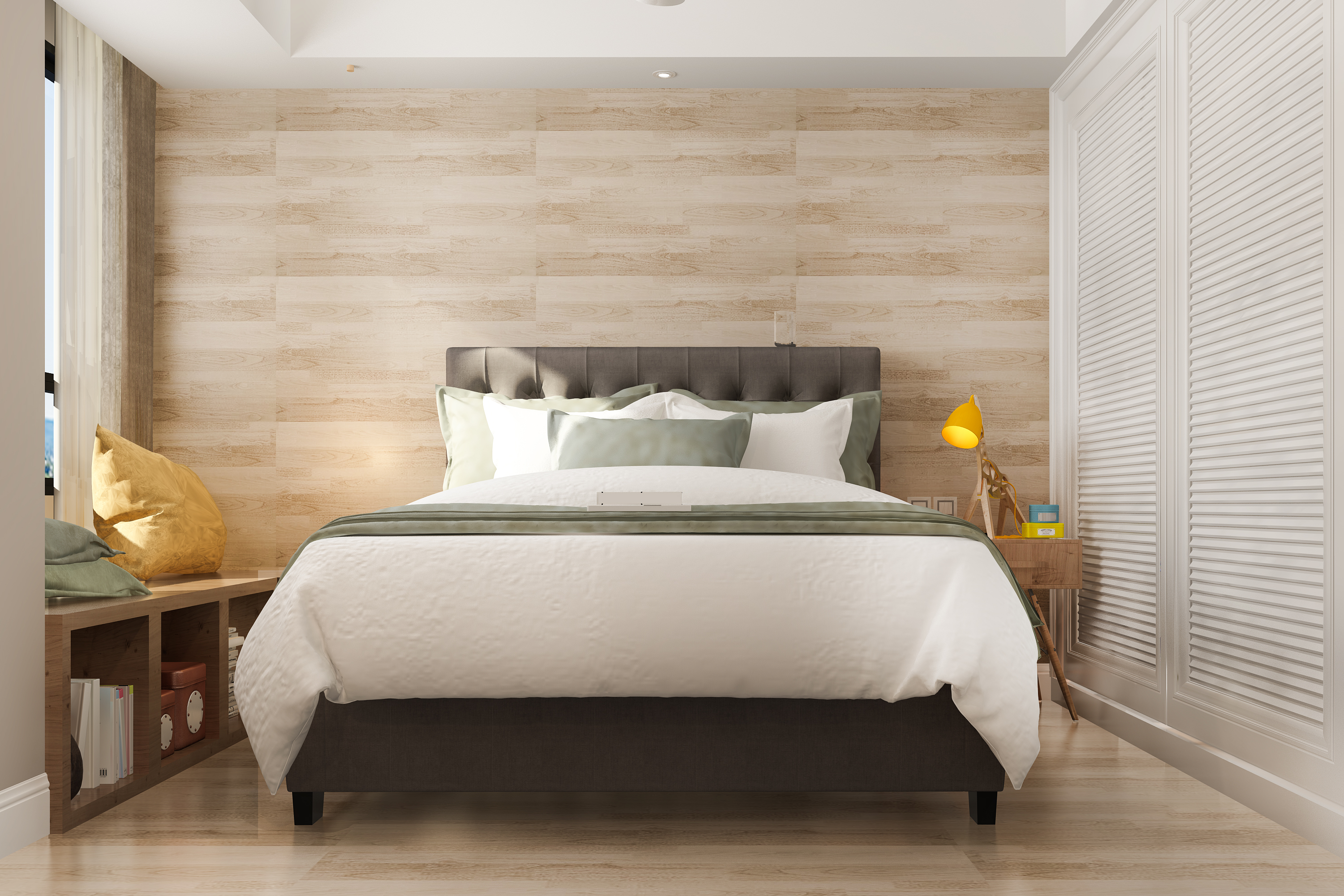 Modern bed design for bedroom furniture