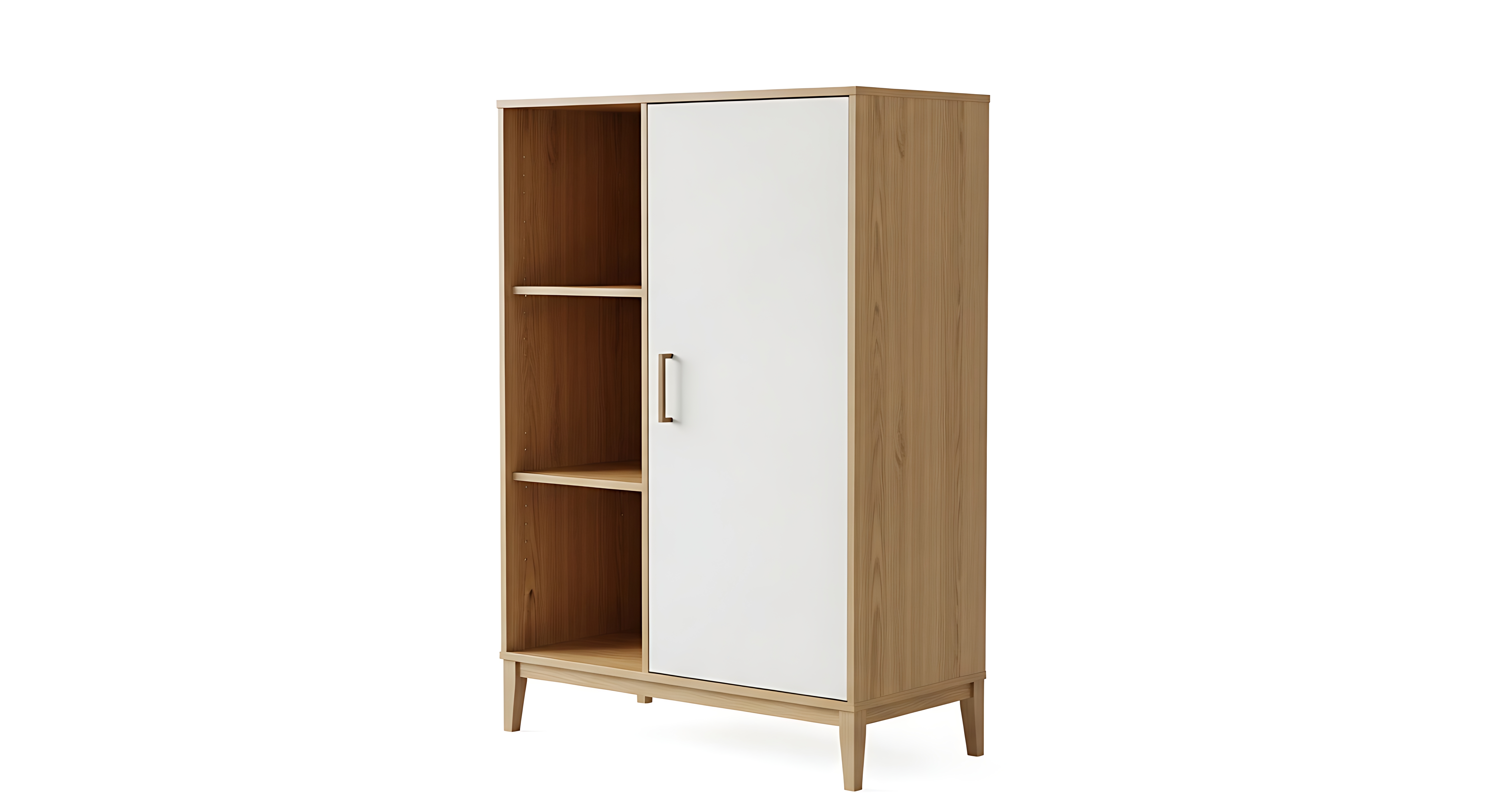 Wooden wardrobe for home storage